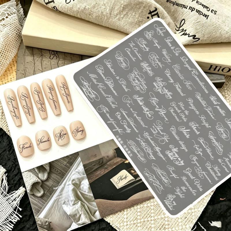 Nail Art Stamping Kit - New··Special Flower English Alphabet Patterns Stamping