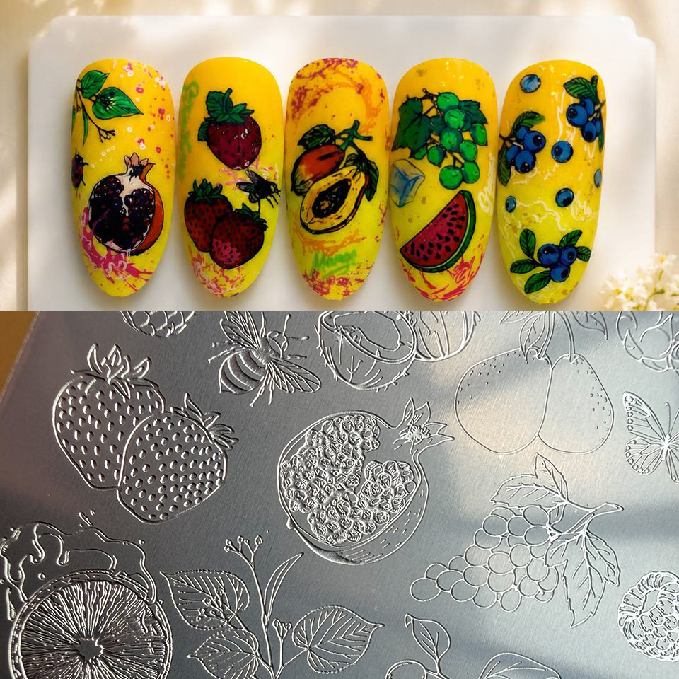 XMQ Nail Art Stamping Plates F - đánh giá và giá Nail Art Stamping Kit
