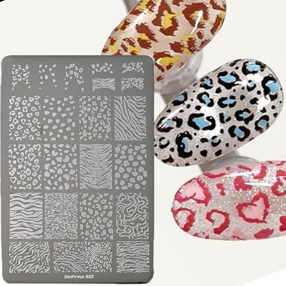 1Pcs Sexy Leopard Print Nail S - đánh giá và giá Nail Art Stamping Kit
