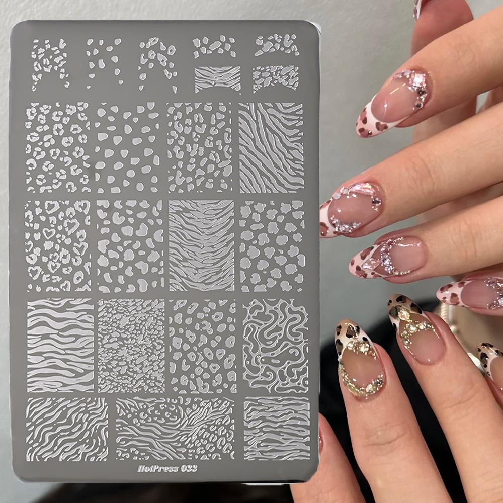 1Pcs Sexy Leopard Print Nail S - đánh giá và giá Nail Art Stamping Kit