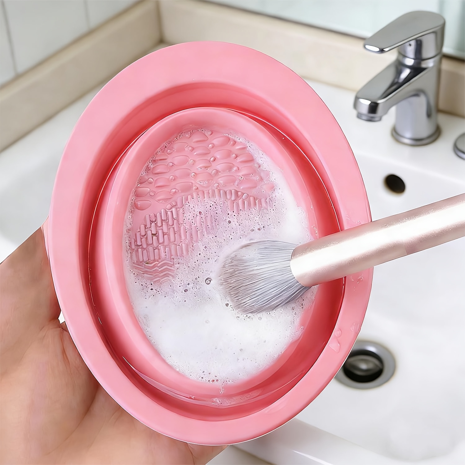 Foldable Silicone Makeup Brush - đánh giá và giá Beauty Makeup Brands