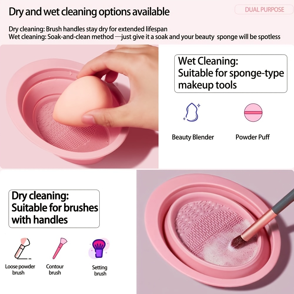 Foldable Silicone Makeup Brush - đánh giá và giá Beauty Makeup Brands