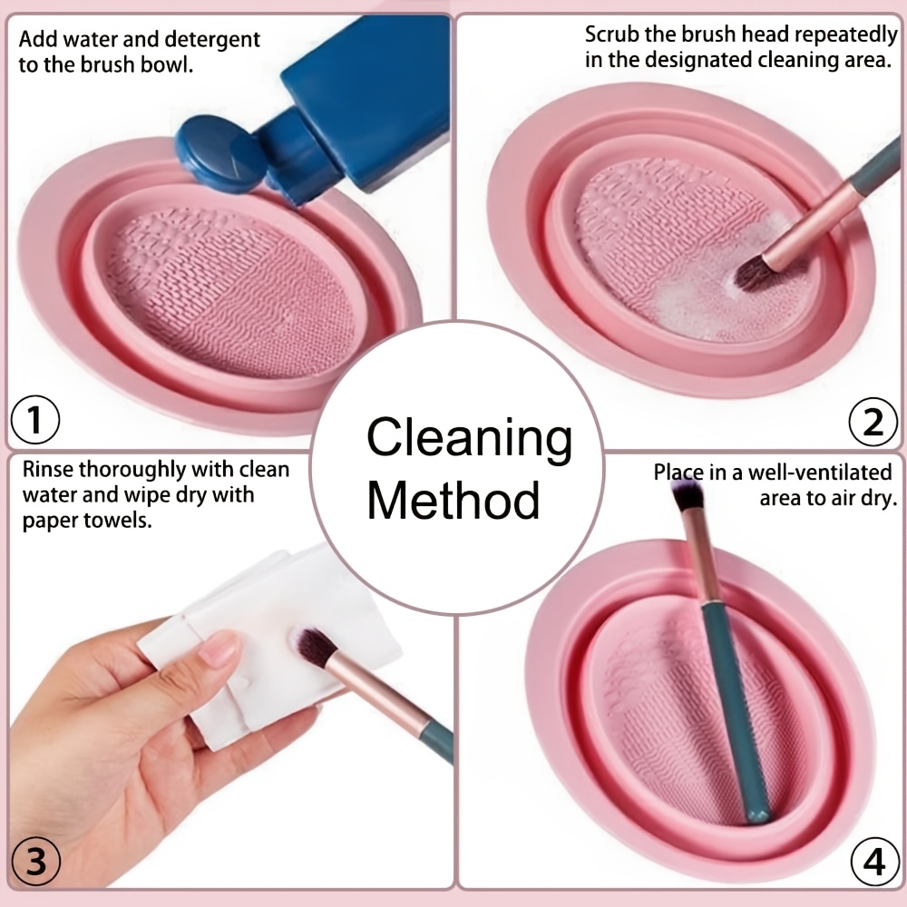 Foldable Silicone Makeup Brush - đánh giá và giá Beauty Makeup Brands