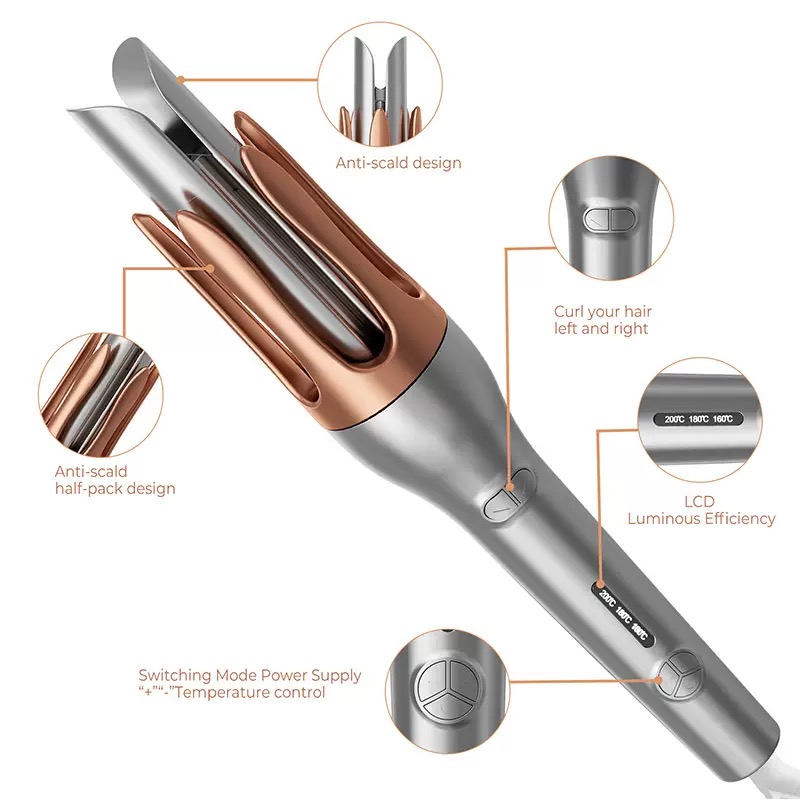 Automatic Curling Iron Negativ - đánh giá và giá Hair Curling Wand