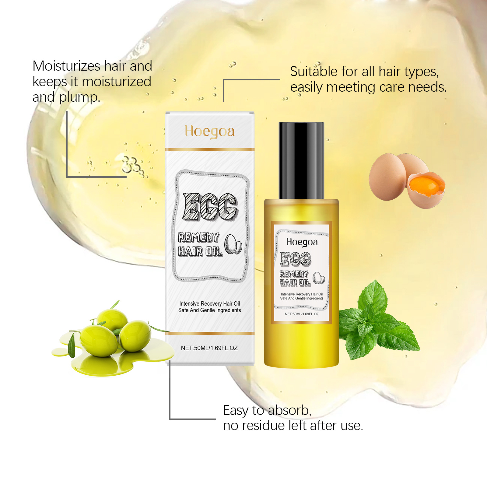 Egg Remedy Hair Oil Restore So - đánh giá và giá Hair Straightener