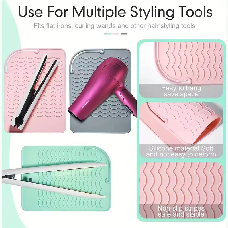 Silicone Heat Resistant Mat fo - đánh giá và giá Hair Straightener