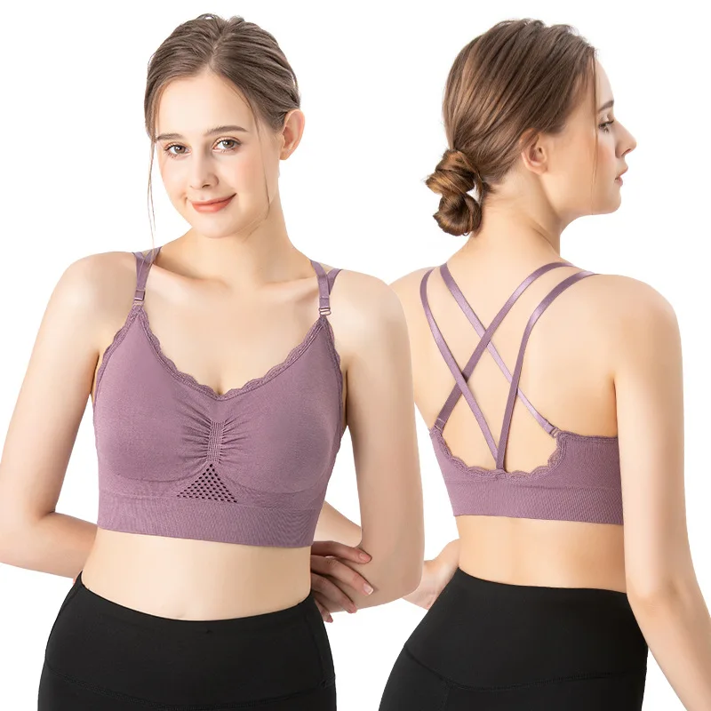 Sports Bra Lace Mesh Breathabl - đánh giá và giá Beauty & Makeup Katia Di Paola