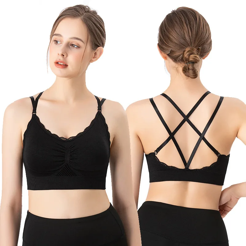 Sports Bra Lace Mesh Breathabl - đánh giá và giá Beauty & Makeup Katia Di Paola