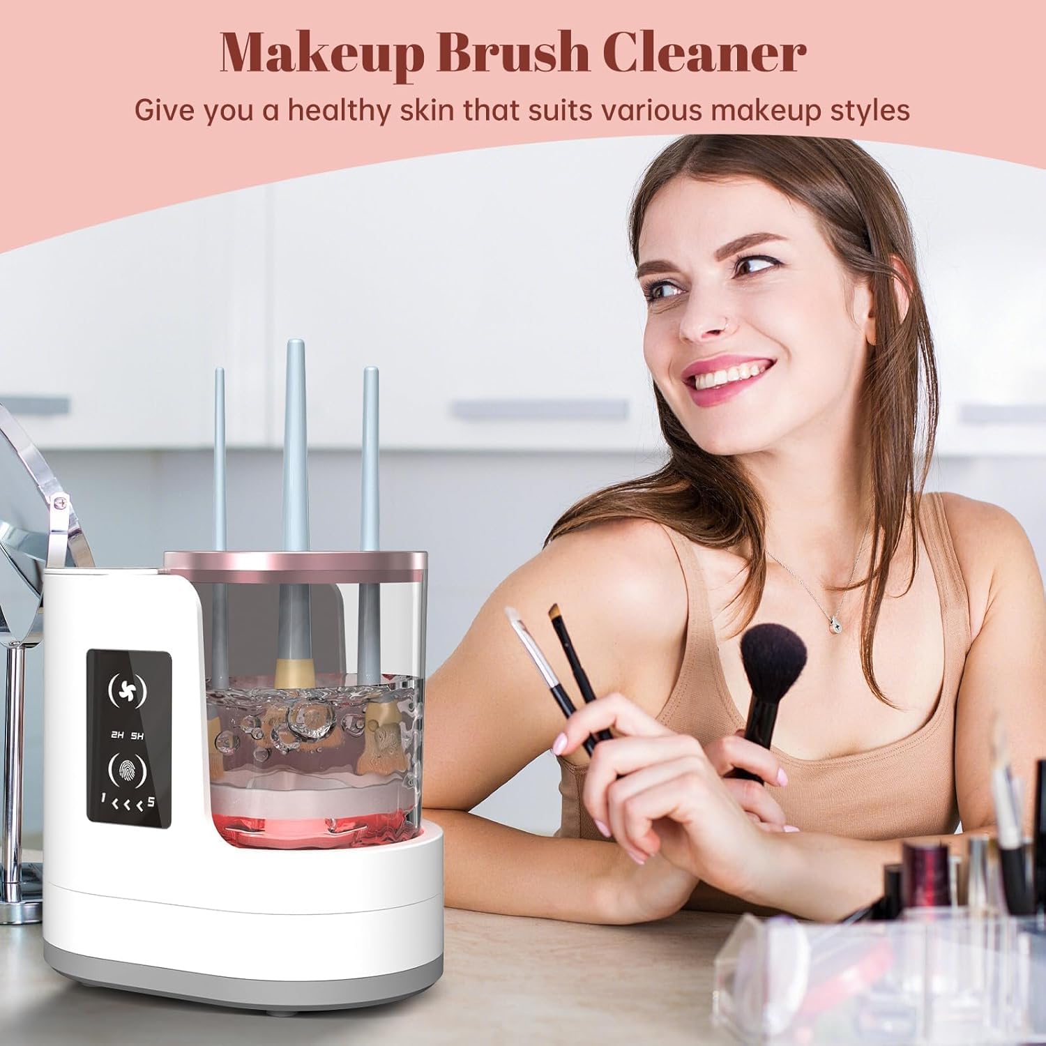 Automatic Rotating Makeup Brus - đánh giá và giá Beauty Makeup Brands