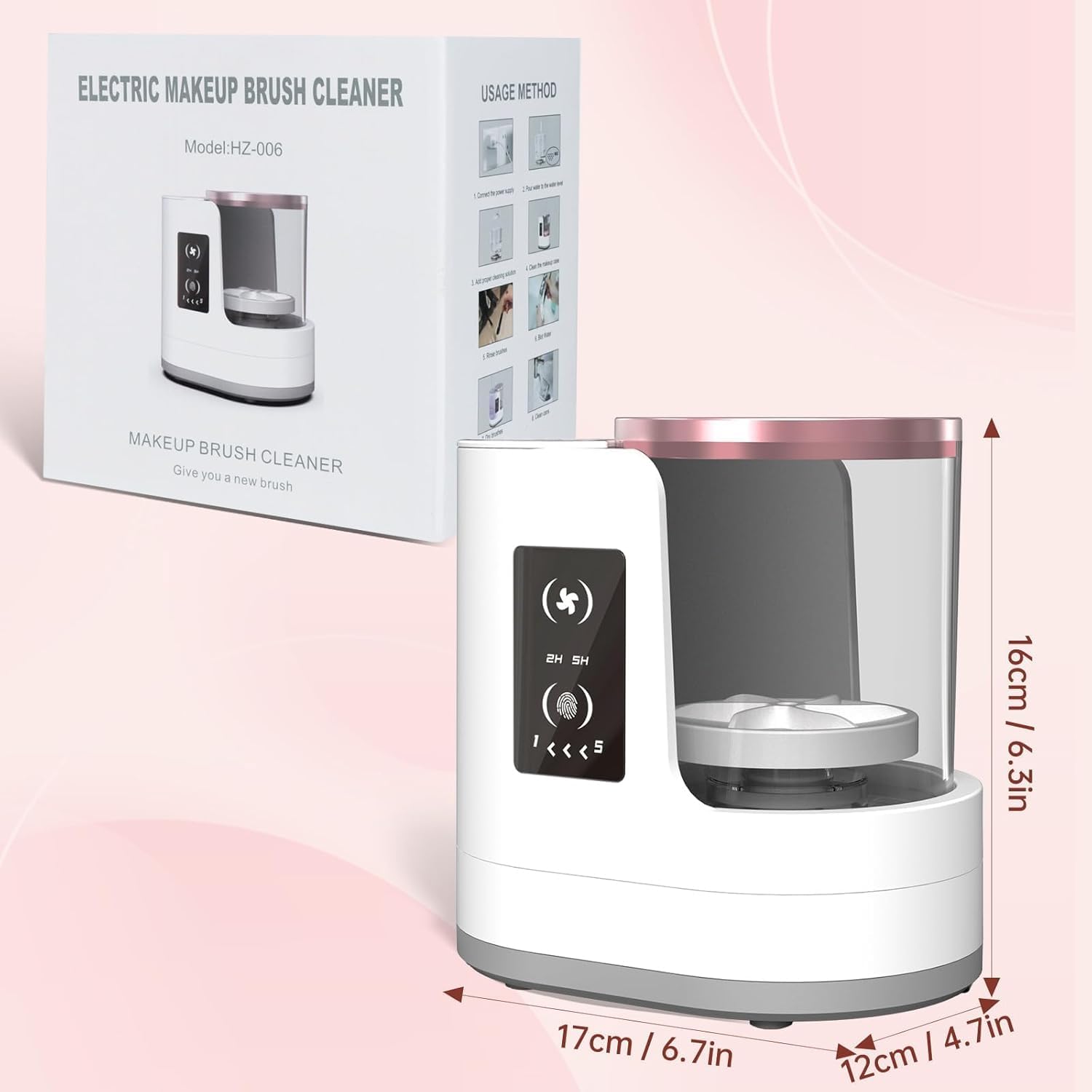 Automatic Rotating Makeup Brus - đánh giá và giá Beauty Makeup Brands