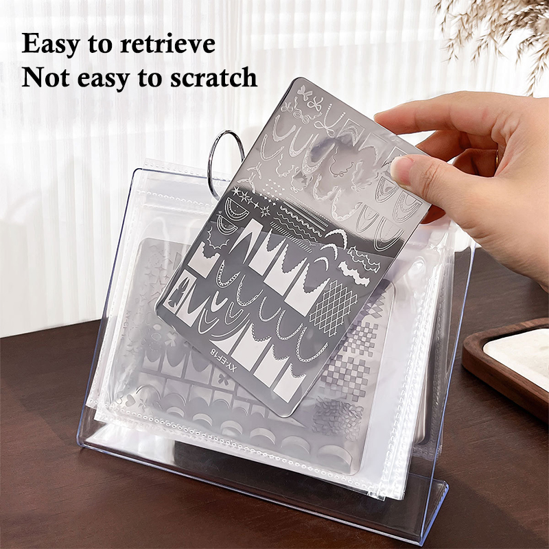 Nail Art Stamping Plate Holder - đánh giá và giá Nail Art Stamping Kit