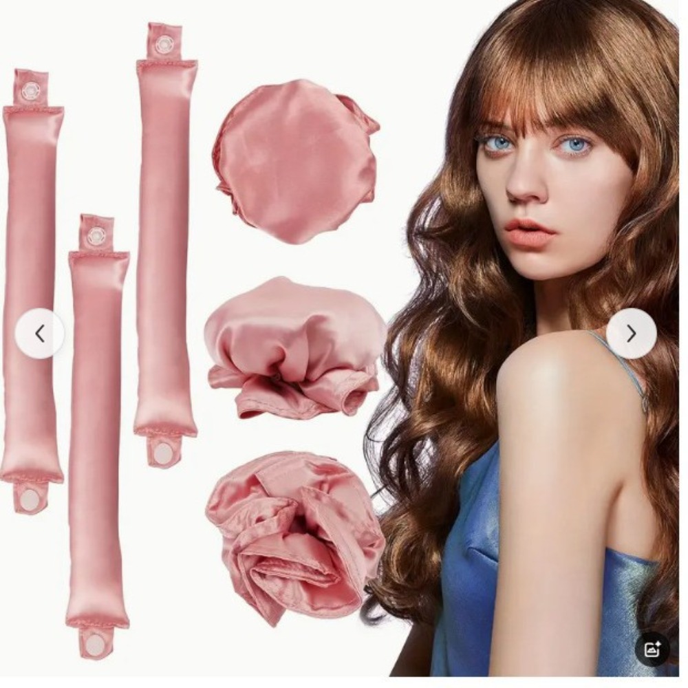 2/4/6Pcs Satin Heatless Curlin - đánh giá và giá Hair Curling Wand