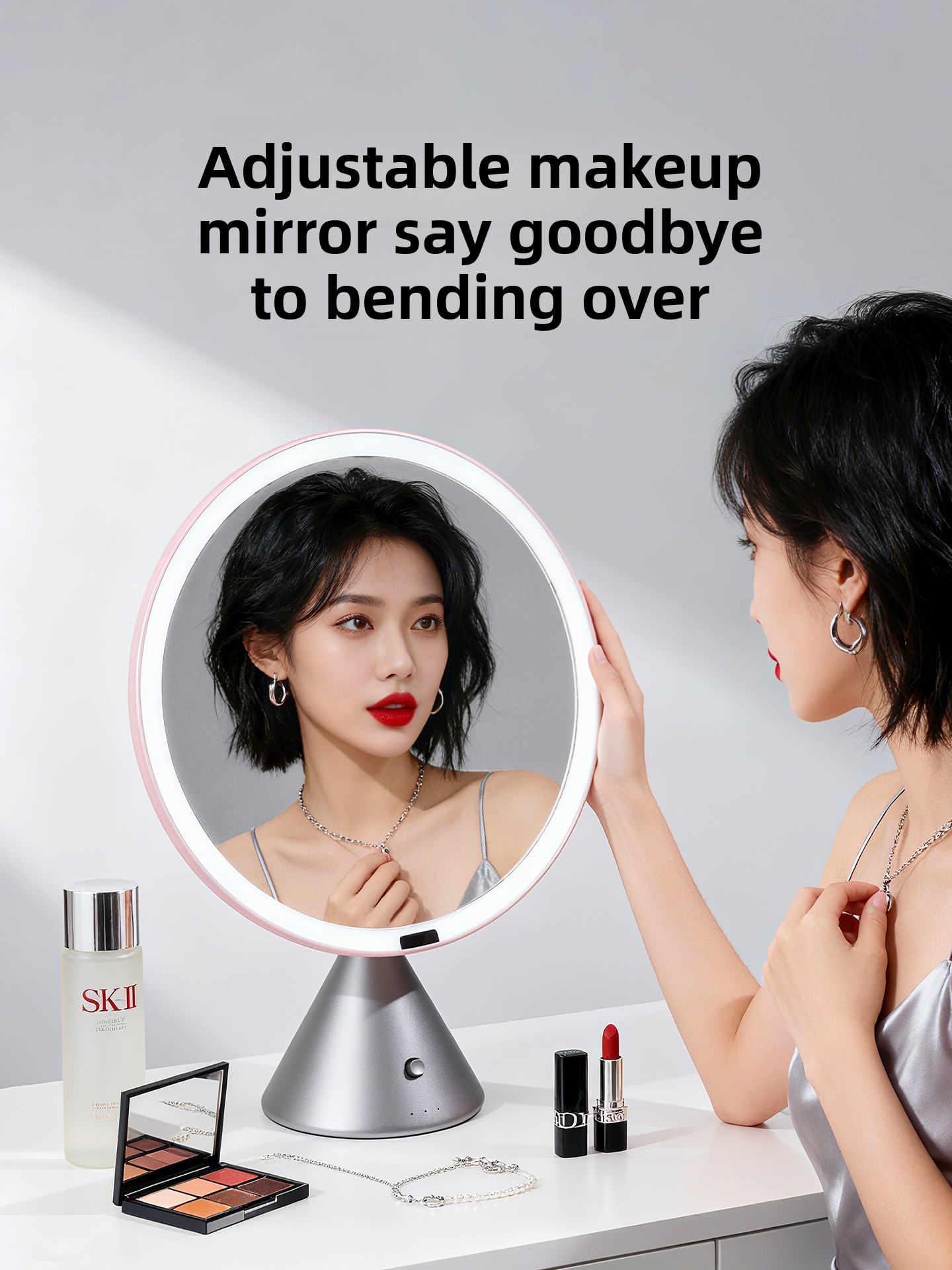 Light luxury desktop led smart - đánh giá và giá Beauty Makeup Definition