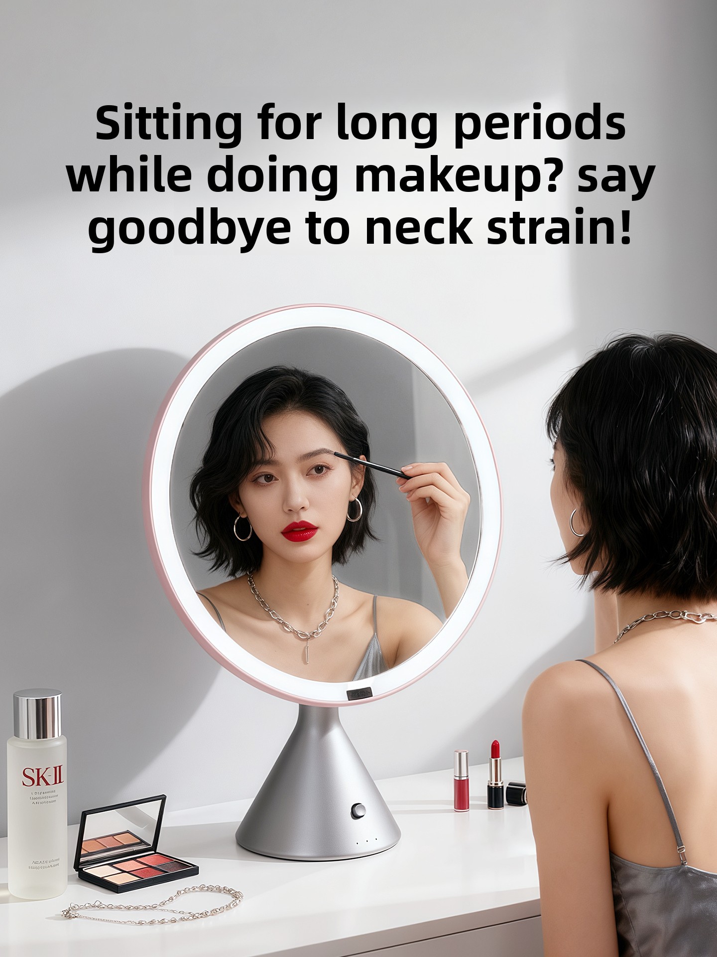 Light luxury desktop led smart - đánh giá và giá Beauty Makeup Definition