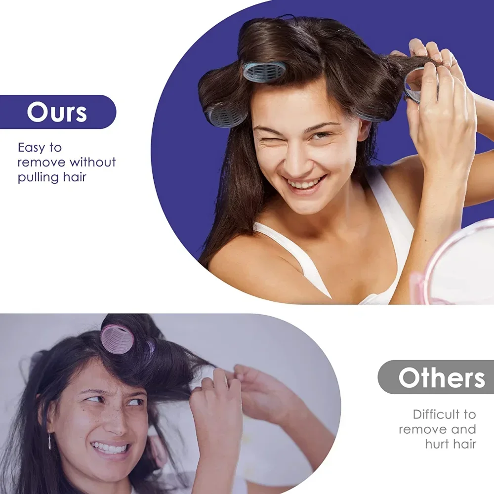 Self-Grip Hair Rollers Heatles - đánh giá và giá Hair Curling Wand