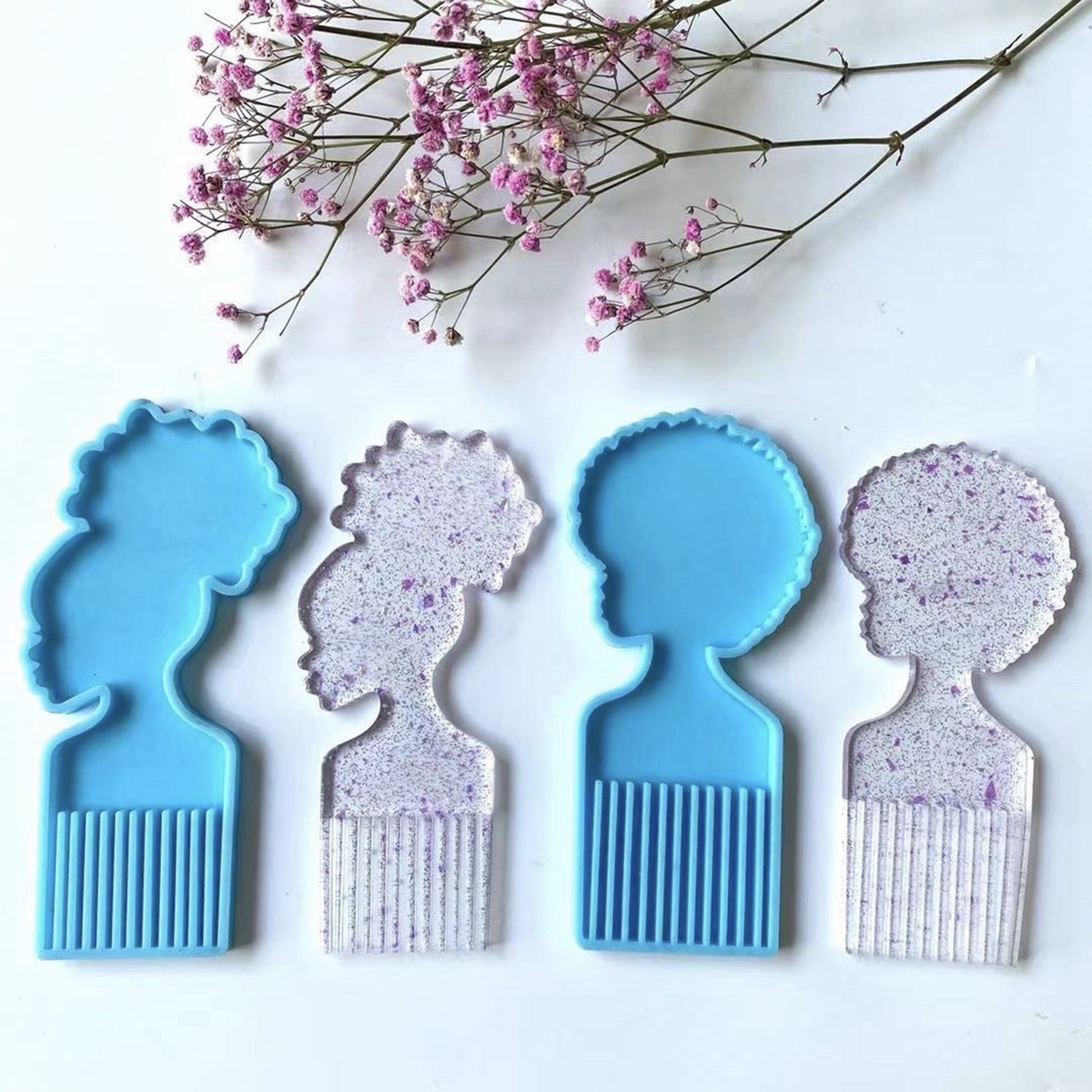 ABQR Afro Female Hair Pick Com - đánh giá và giá Beauty & Makeup Katia Di Paola