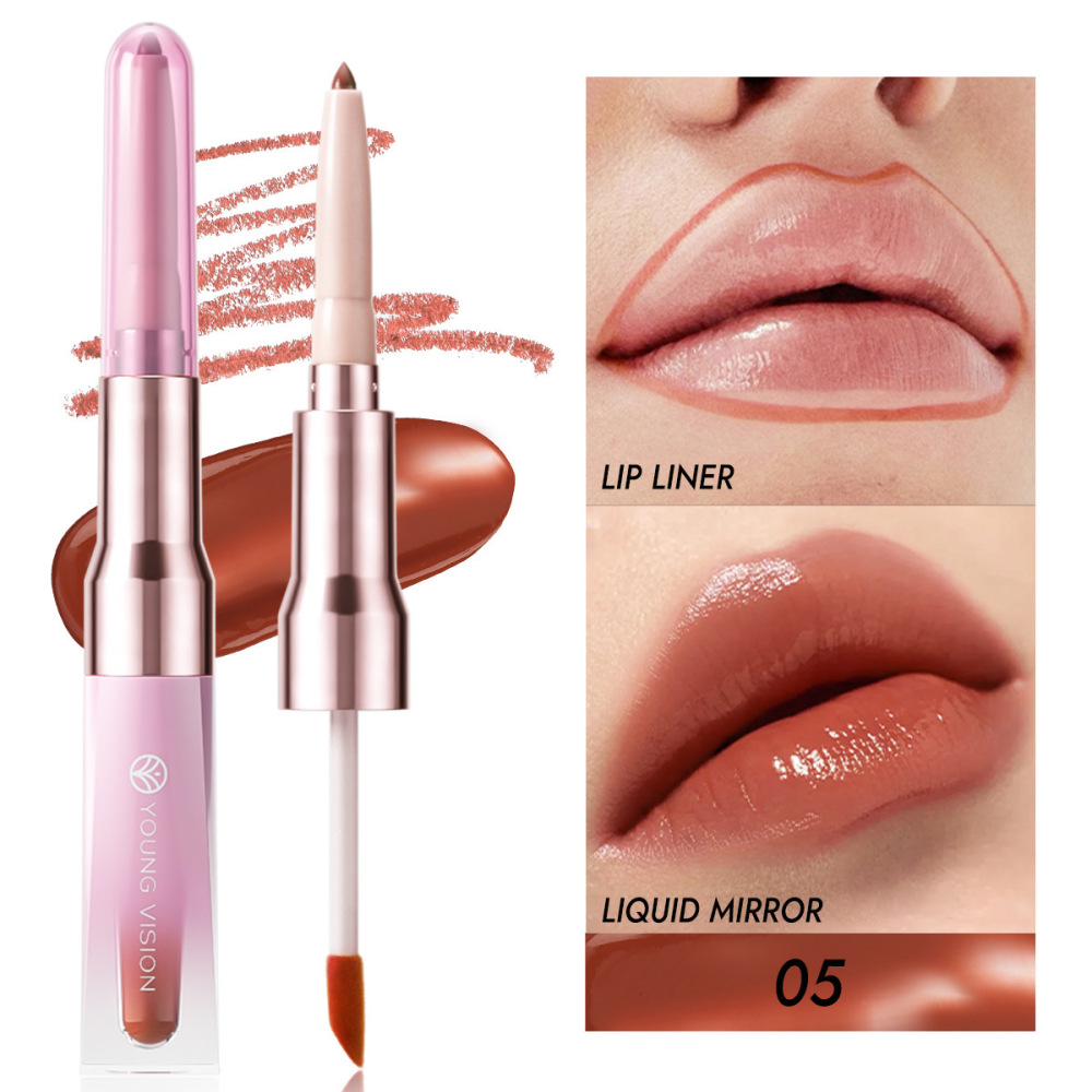 Double Head Lip Pencil With Mi - đánh giá và giá Beauty Makeup Definition