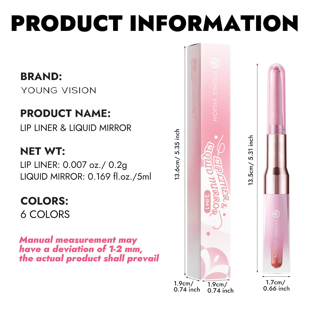 Double Head Lip Pencil With Mi - đánh giá và giá Beauty Makeup Definition